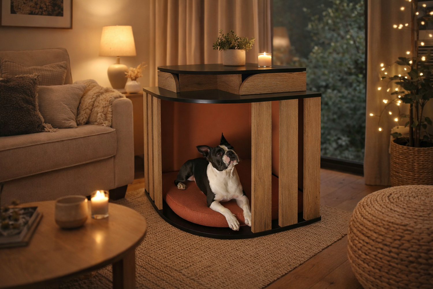 Niche pour chien design et haut de gamme : comment allier luxe discret et bien-être animal ?